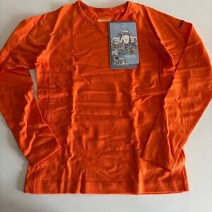 Icebreaker Kids Oasis 200 Merino Wool Base Layer Long Sleeve Crewneck Top Sz 8